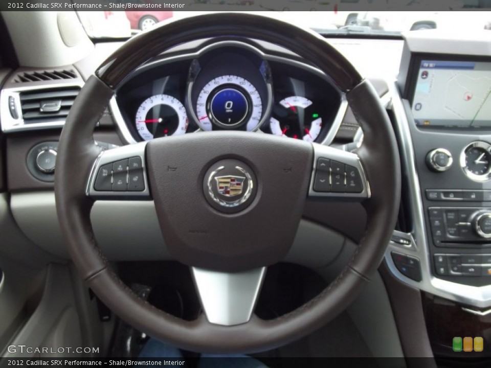 Shale/Brownstone Interior Steering Wheel for the 2012 Cadillac SRX Performance #63186394