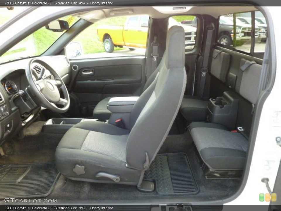 Ebony Interior Photo for the 2010 Chevrolet Colorado LT Extended Cab 4x4 #63189397