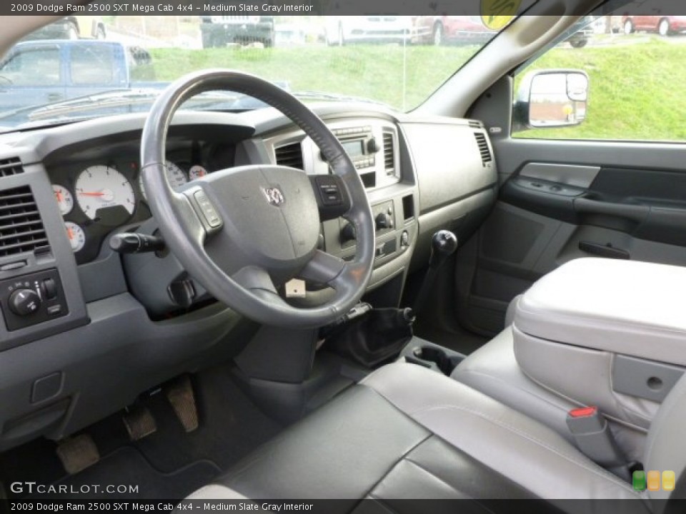 Medium Slate Gray Interior Dashboard for the 2009 Dodge Ram 2500 SXT Mega Cab 4x4 #63189676