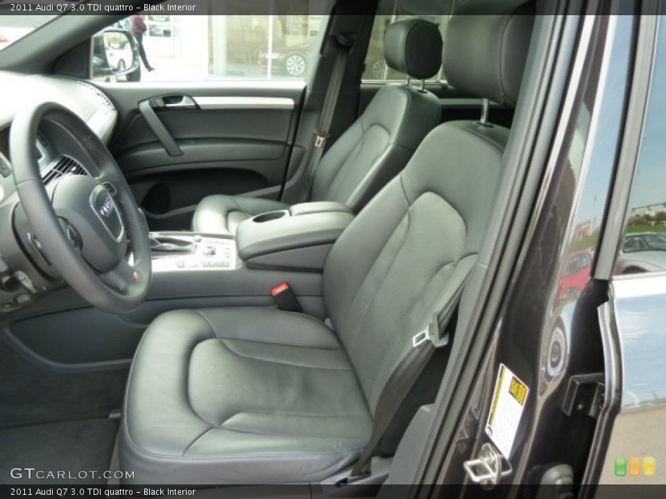 Black Interior Front Seat for the 2011 Audi Q7 3.0 TDI quattro #63190360