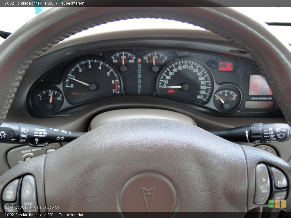 Taupe Interior Steering Wheel for the 2002 Pontiac Bonneville SSEi #63192217