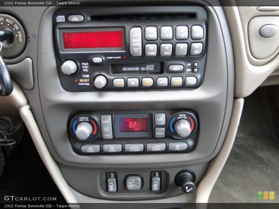 Taupe Interior Controls for the 2002 Pontiac Bonneville SSEi #63192247