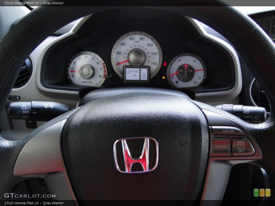 Gray Interior Steering Wheel for the 2010 Honda Pilot LX #63193312