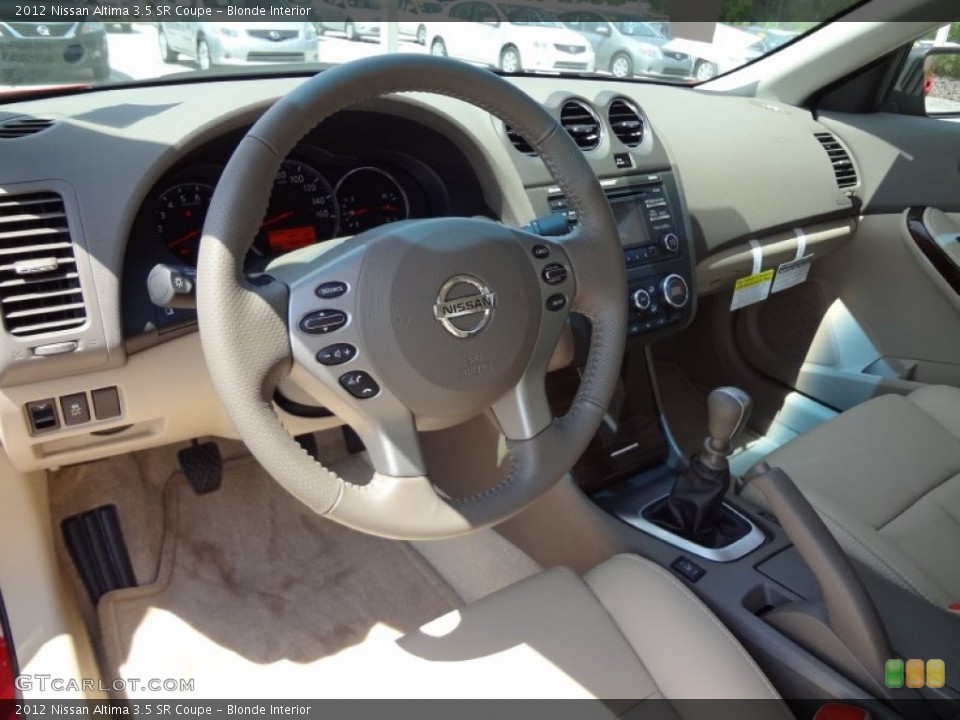 Blonde Interior Photo for the 2012 Nissan Altima 3.5 SR Coupe #63196351