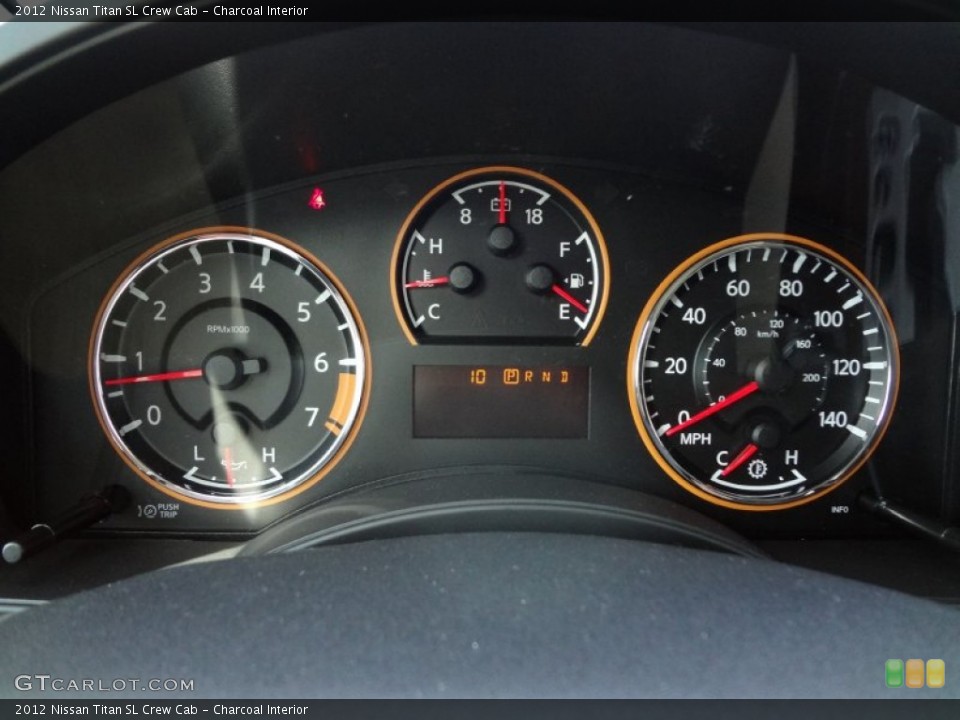 Charcoal Interior Gauges for the 2012 Nissan Titan SL Crew Cab #63198043