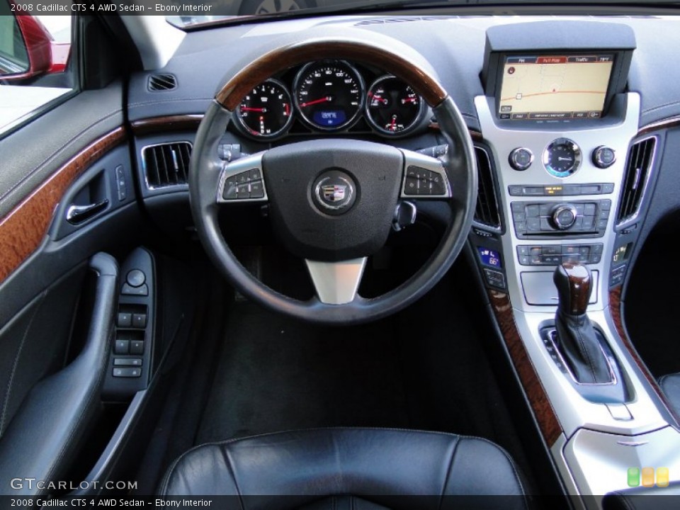 Ebony Interior Dashboard for the 2008 Cadillac CTS 4 AWD Sedan #63198430