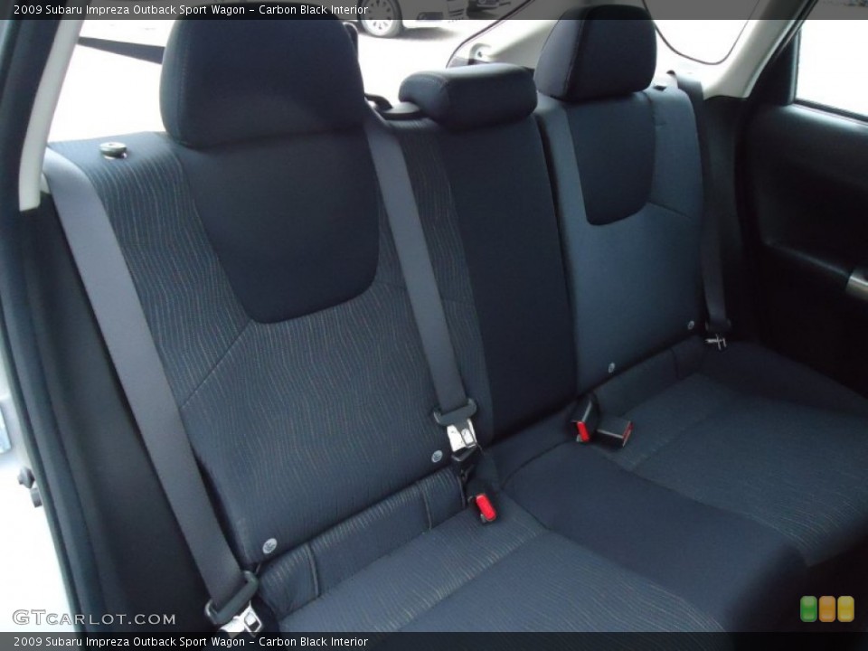 Carbon Black Interior Rear Seat for the 2009 Subaru Impreza Outback Sport Wagon #63198553