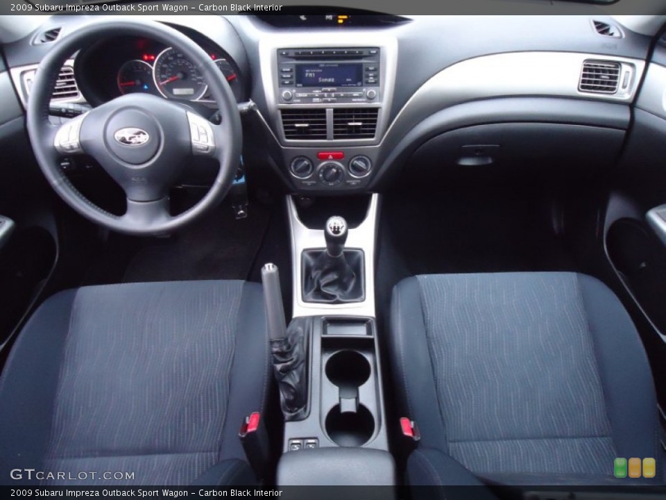 Carbon Black Interior Dashboard for the 2009 Subaru Impreza Outback Sport Wagon #63198588