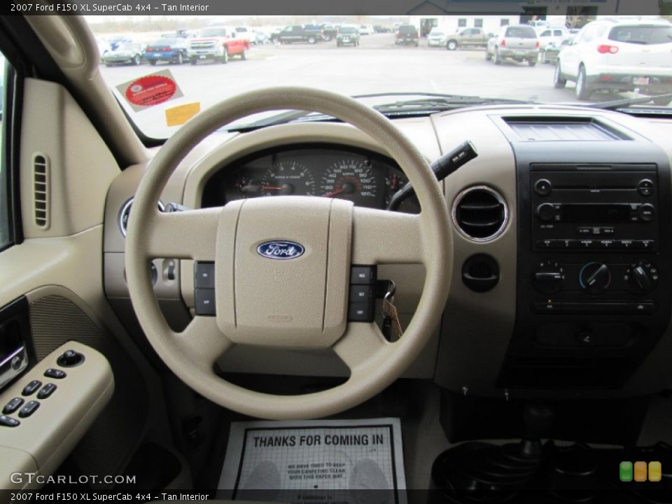 Tan Interior Dashboard for the 2007 Ford F150 XL SuperCab 4x4 #63201855