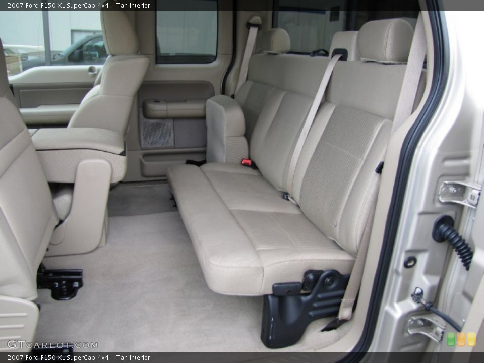 Tan Interior Rear Seat for the 2007 Ford F150 XL SuperCab 4x4 #63201947