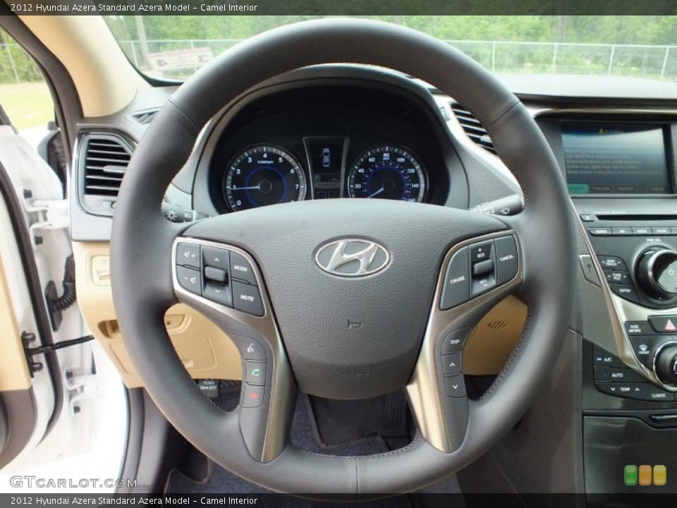 Camel Interior Steering Wheel for the 2012 Hyundai Azera  #63202134