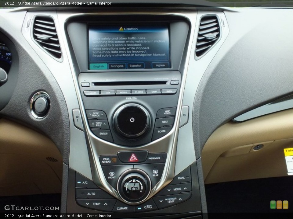 Camel Interior Controls for the 2012 Hyundai Azera  #63202152