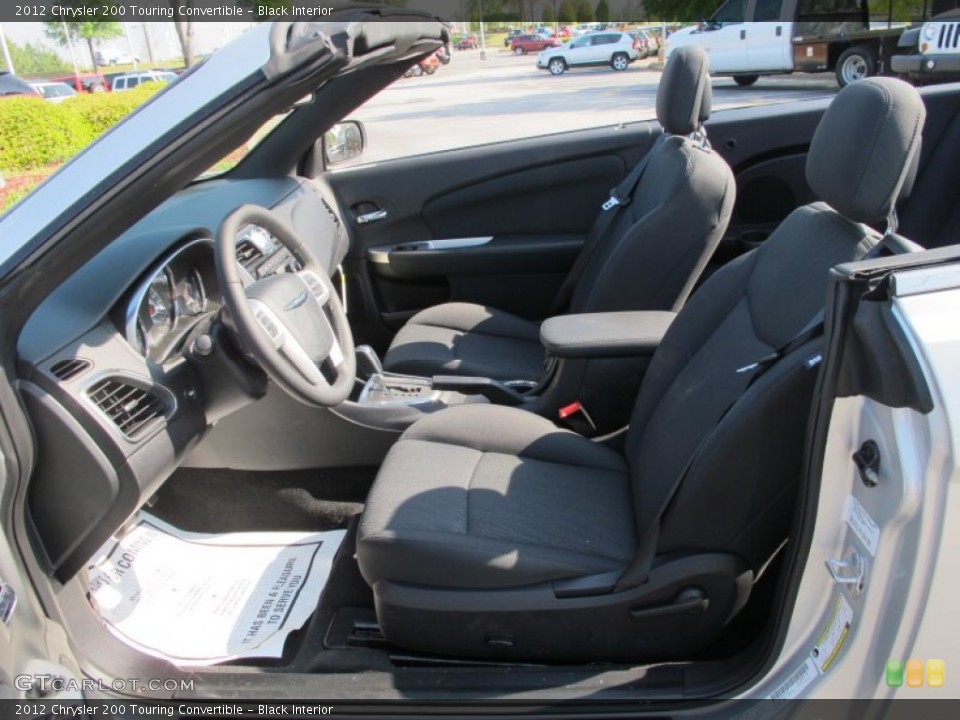 Black Interior Photo for the 2012 Chrysler 200 Touring Convertible #63204834