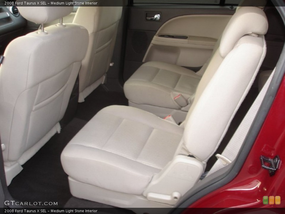Medium Light Stone Interior Rear Seat for the 2008 Ford Taurus X SEL #63205526
