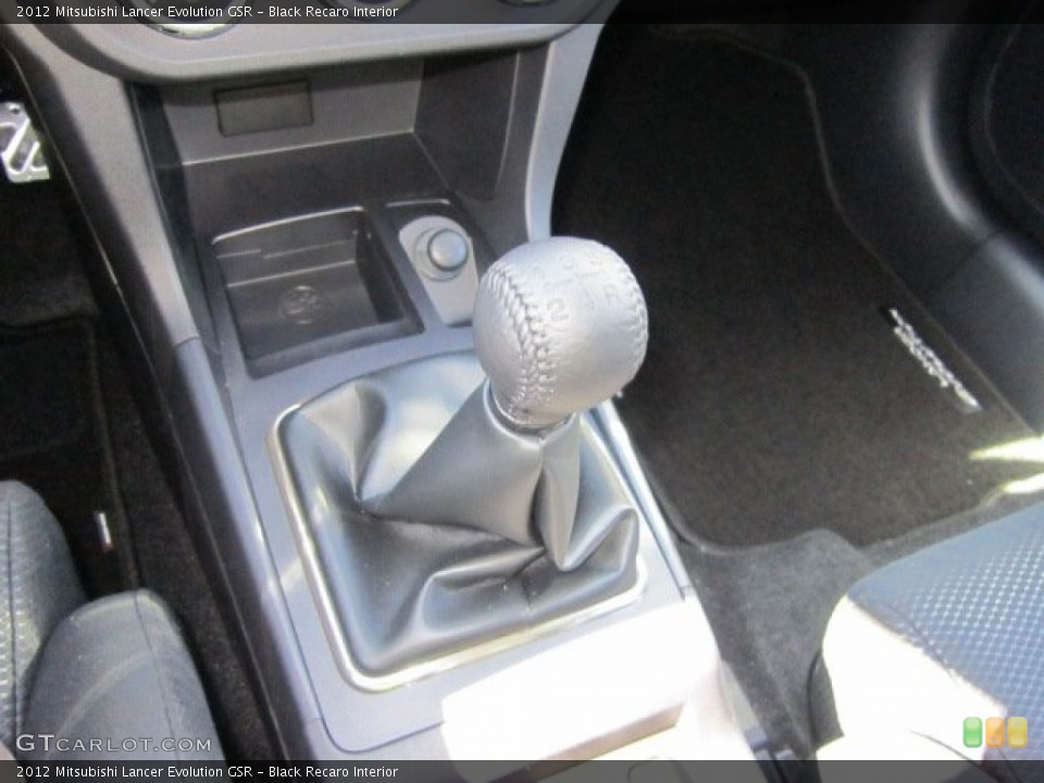 Black Recaro Interior Transmission for the 2012 Mitsubishi Lancer Evolution GSR #63206670