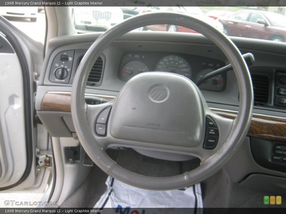 Light Graphite Interior Steering Wheel for the 1998 Mercury Grand Marquis LS #63207624