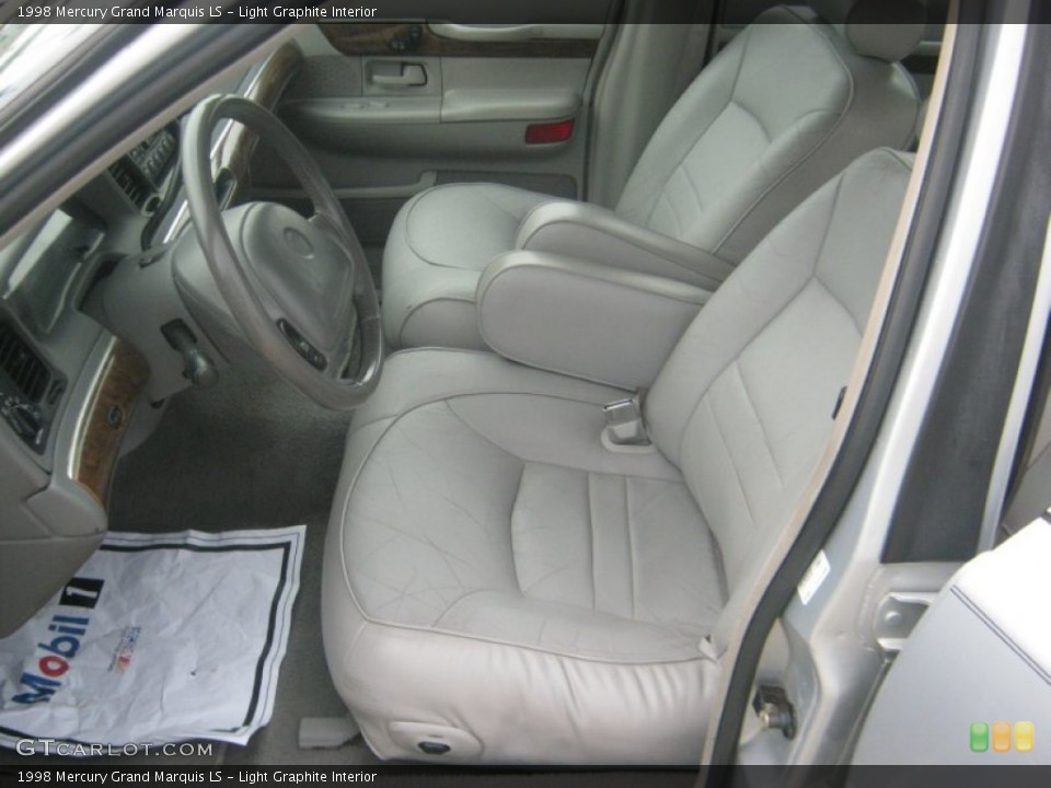 Light Graphite Interior Front Seat for the 1998 Mercury Grand Marquis LS #63207645