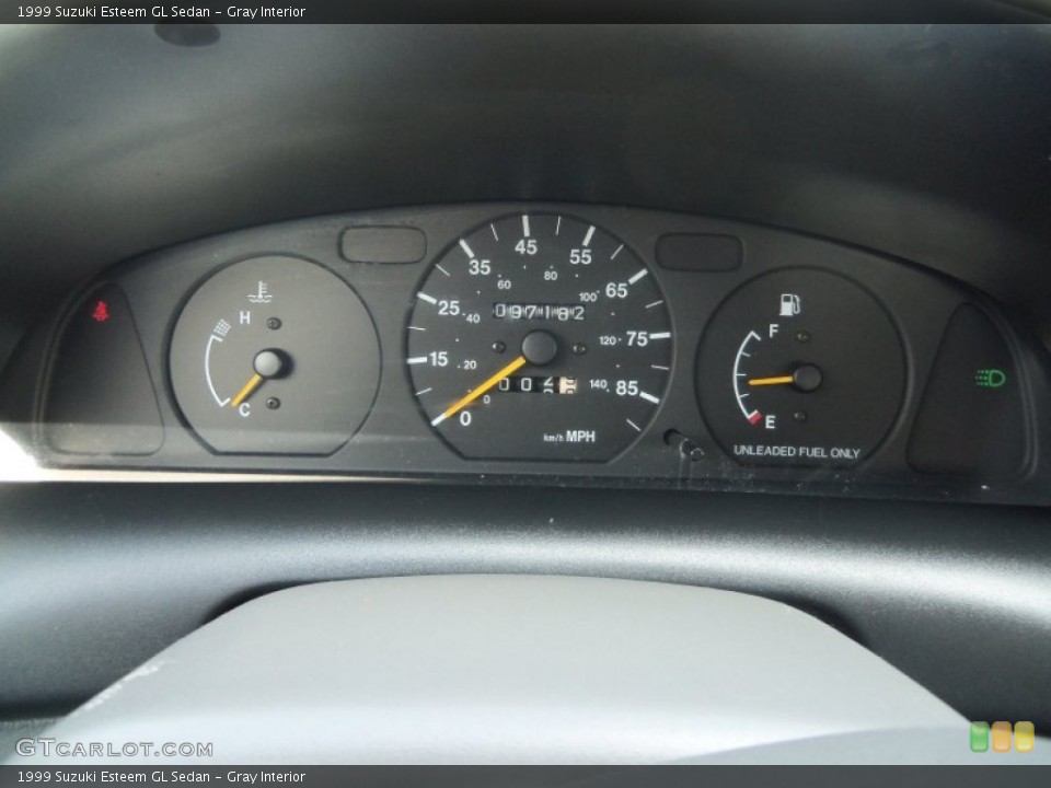 Gray Interior Gauges for the 1999 Suzuki Esteem GL Sedan #63208308