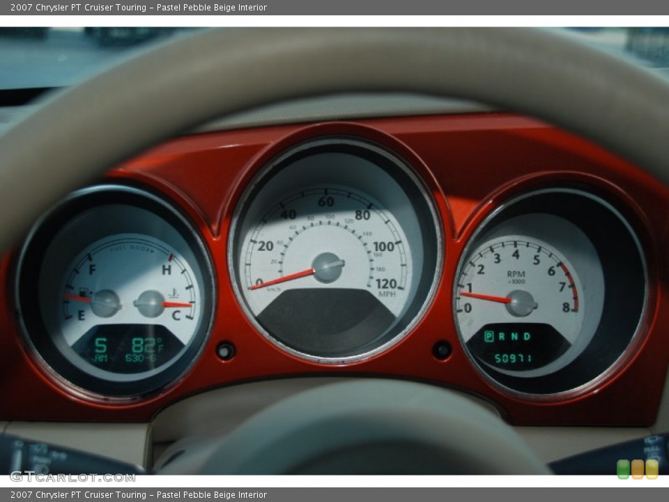 Pastel Pebble Beige Interior Gauges for the 2007 Chrysler PT Cruiser Touring #63209526