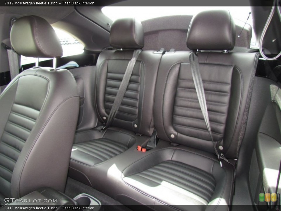 Titan Black Interior Rear Seat for the 2012 Volkswagen Beetle Turbo #63209994