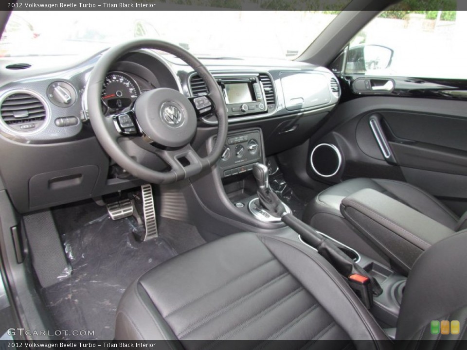Titan Black Interior Prime Interior for the 2012 Volkswagen Beetle Turbo #63210003