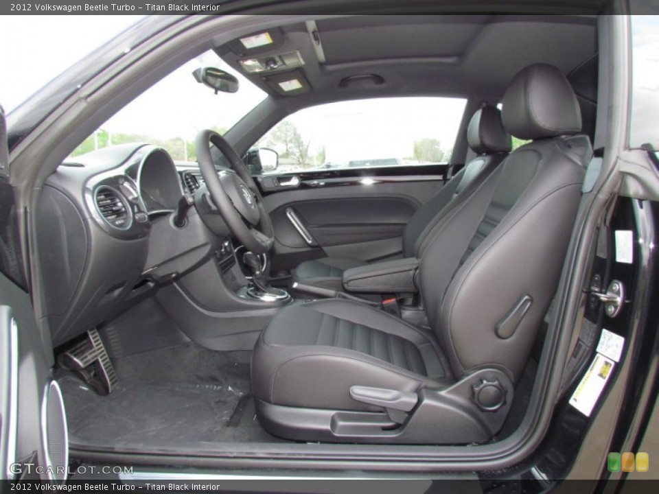 Titan Black Interior Photo for the 2012 Volkswagen Beetle Turbo #63210039