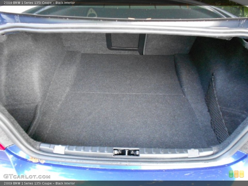 Black Interior Trunk for the 2009 BMW 1 Series 135i Coupe #63210176