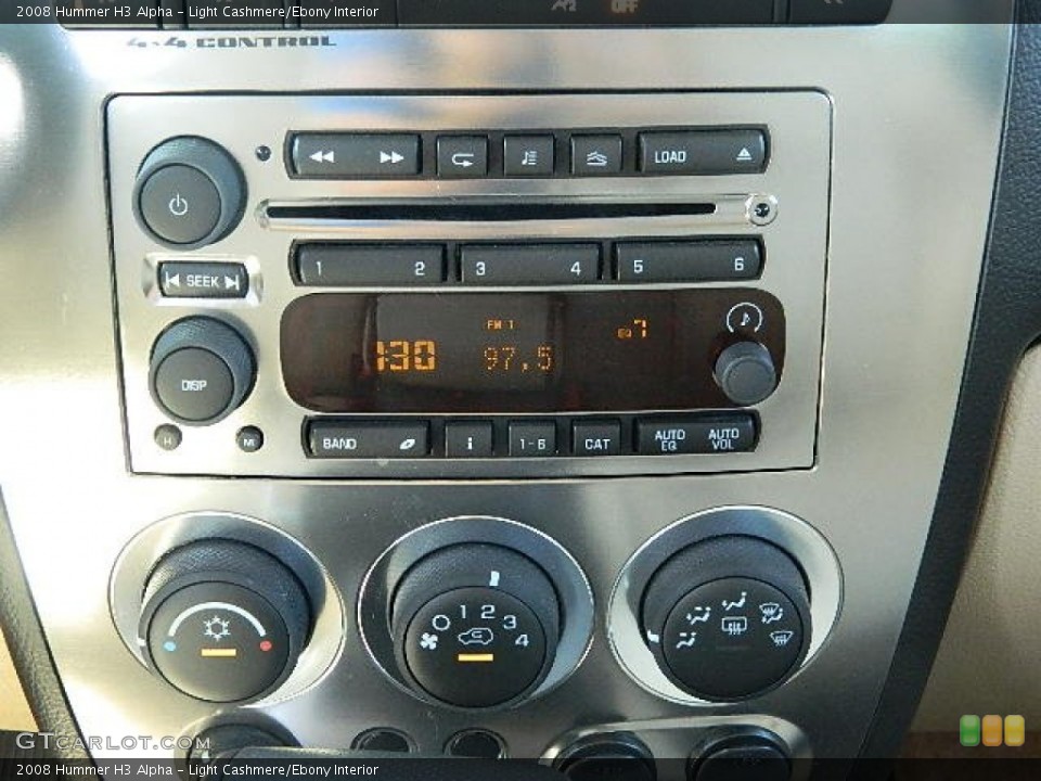 Light Cashmere/Ebony Interior Controls for the 2008 Hummer H3 Alpha #63210381