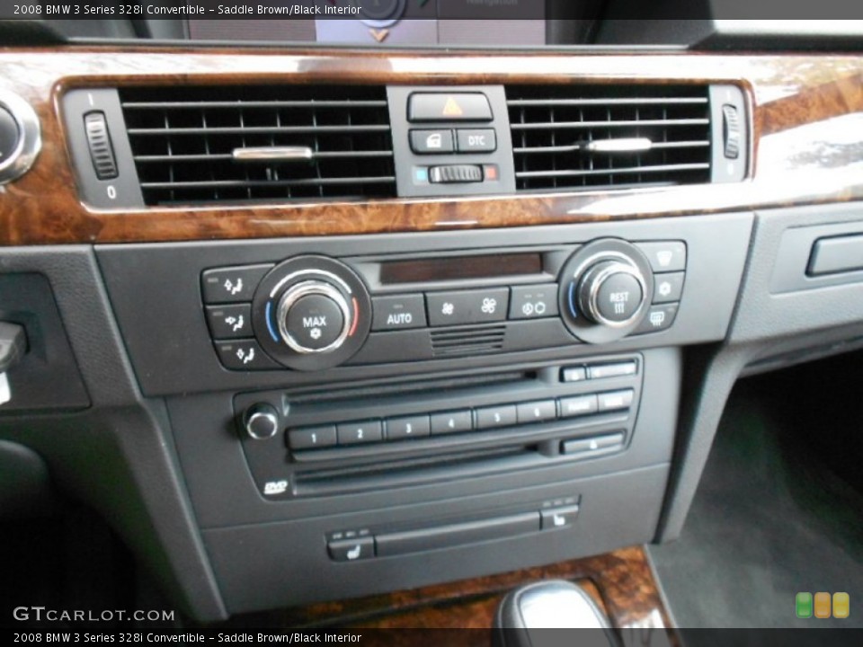 Saddle Brown/Black Interior Controls for the 2008 BMW 3 Series 328i Convertible #63210434
