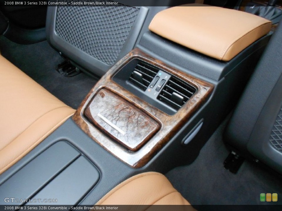 Saddle Brown/Black Interior Controls for the 2008 BMW 3 Series 328i Convertible #63210459