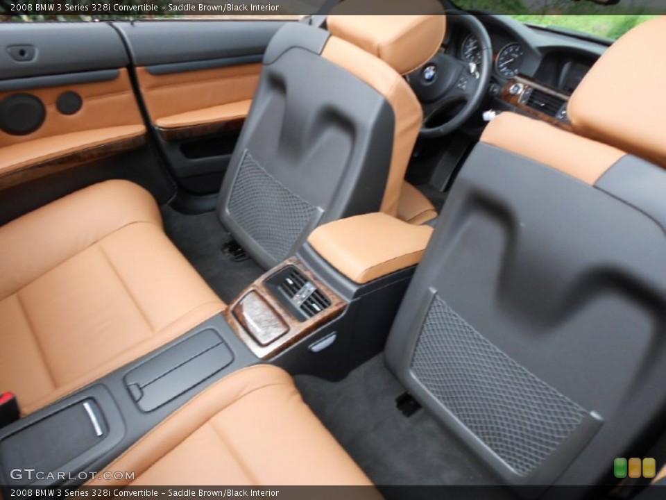 Saddle Brown/Black Interior Photo for the 2008 BMW 3 Series 328i Convertible #63210469