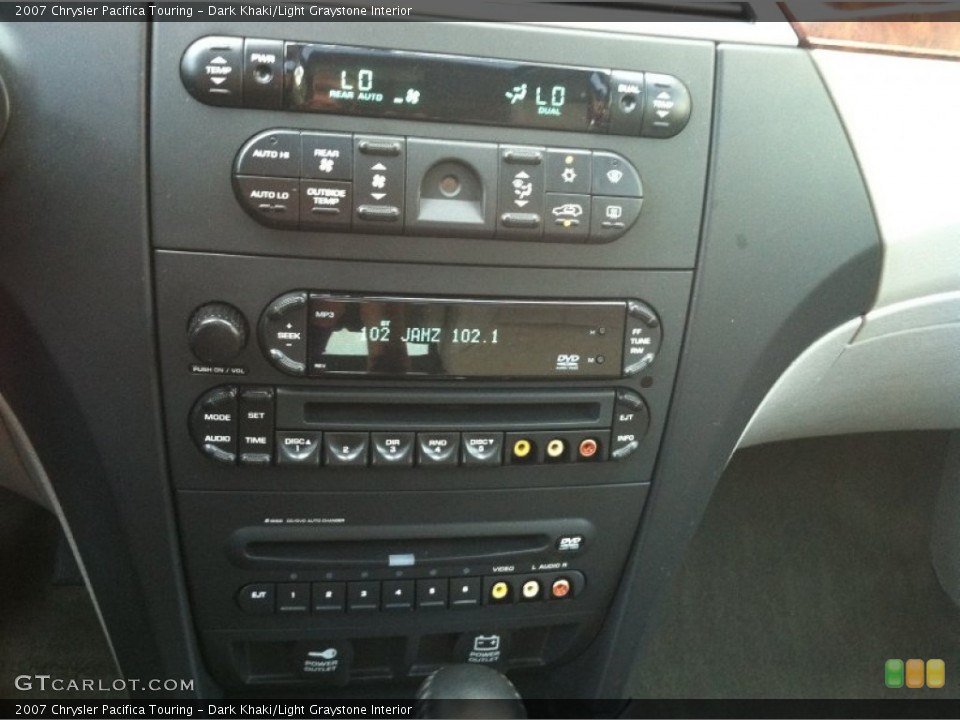 Dark Khaki/Light Graystone Interior Controls for the 2007 Chrysler Pacifica Touring #63212433