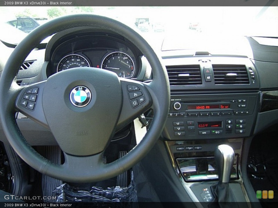 Black Interior Dashboard for the 2009 BMW X3 xDrive30i #63212562