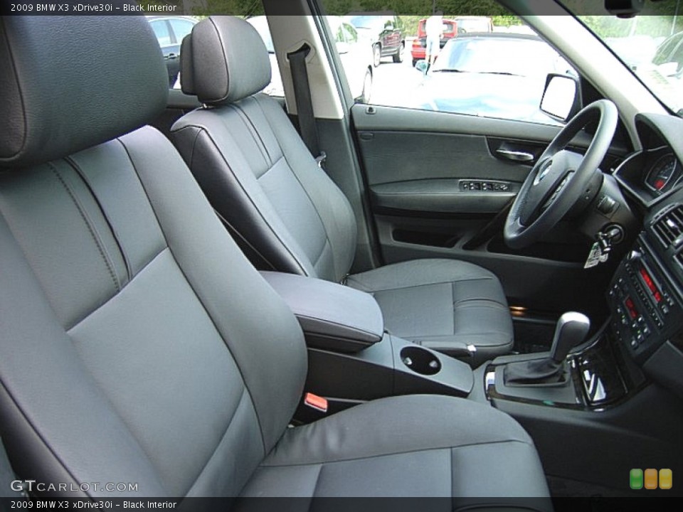 Black Interior Photo for the 2009 BMW X3 xDrive30i #63212613