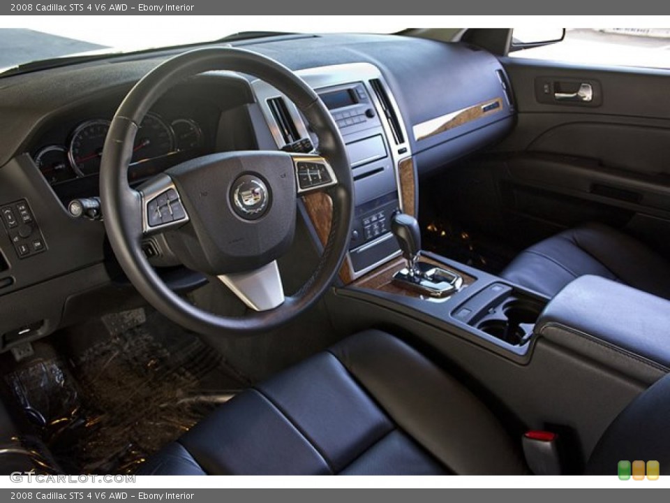 Ebony Interior Prime Interior for the 2008 Cadillac STS 4 V6 AWD #63212851