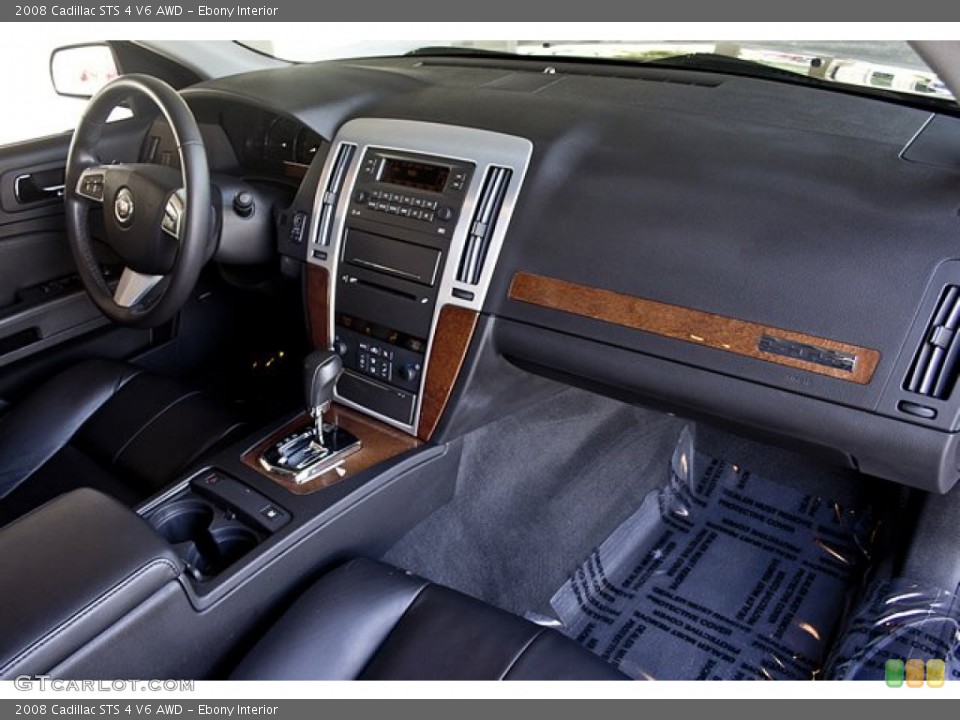 Ebony Interior Dashboard for the 2008 Cadillac STS 4 V6 AWD #63212889