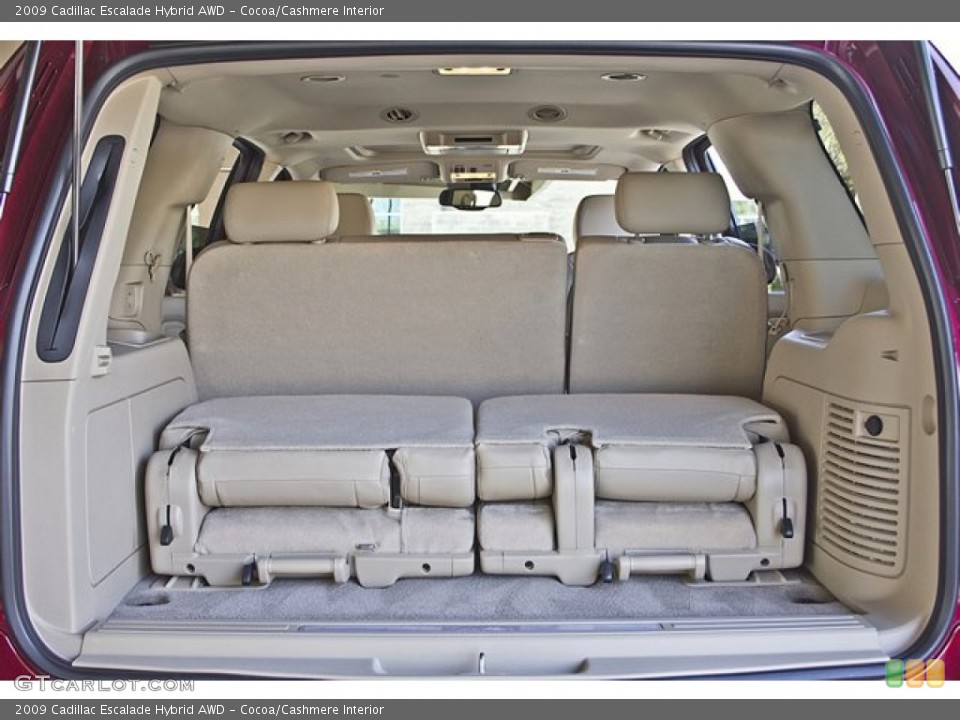 Cocoa/Cashmere Interior Trunk for the 2009 Cadillac Escalade Hybrid AWD #63213051