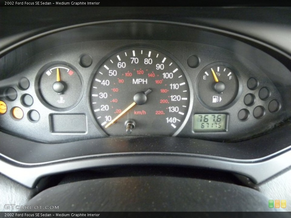 Medium Graphite Interior Gauges for the 2002 Ford Focus SE Sedan #63215253