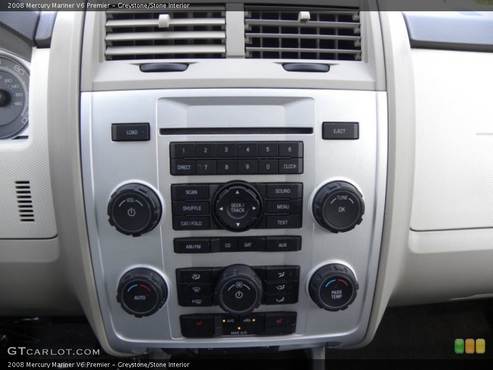 Greystone/Stone Interior Controls for the 2008 Mercury Mariner V6 Premier #63215490