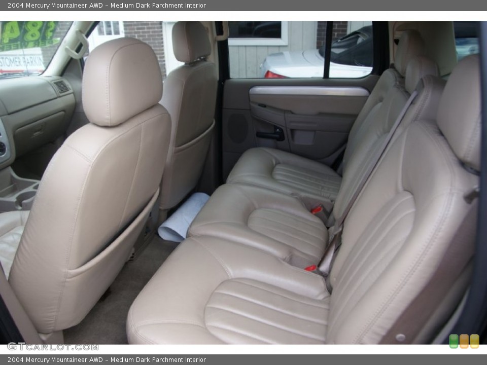 Medium Dark Parchment Interior Rear Seat for the 2004 Mercury Mountaineer AWD #63217803