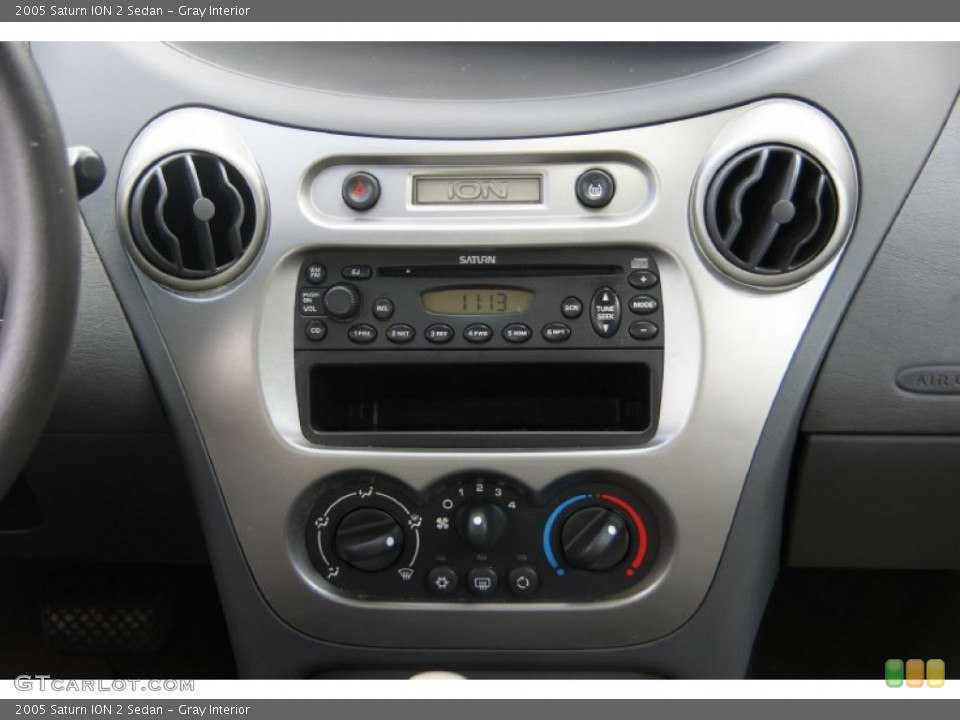 Gray Interior Controls for the 2005 Saturn ION 2 Sedan #63218007