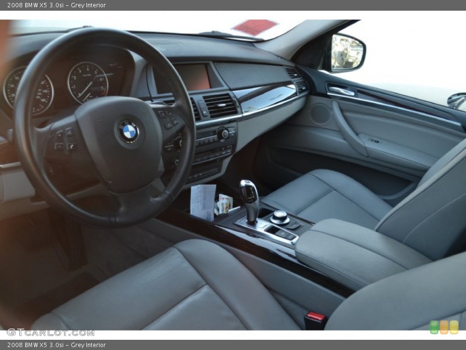 Grey 2008 BMW X5 Interiors