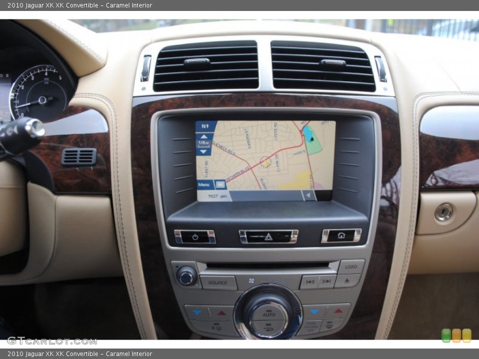 Caramel Interior Navigation for the 2010 Jaguar XK XK Convertible #63219345