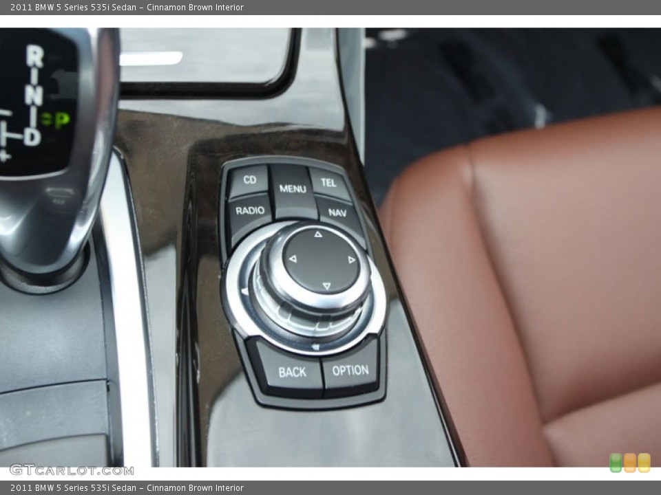 Cinnamon Brown Interior Controls for the 2011 BMW 5 Series 535i Sedan #63219666