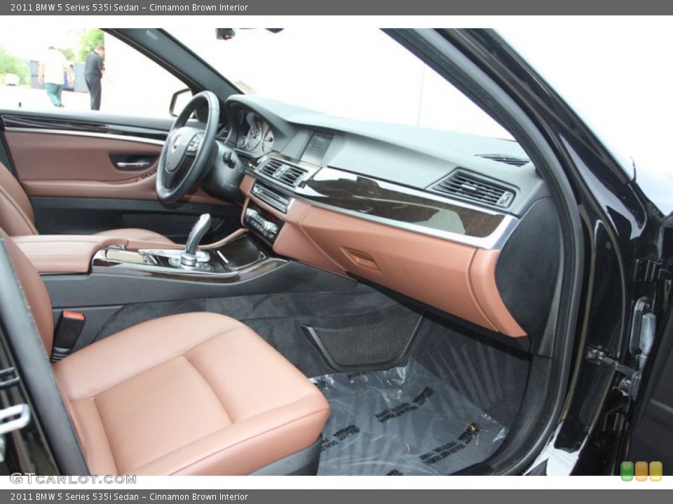 Cinnamon Brown Interior Dashboard for the 2011 BMW 5 Series 535i Sedan #63219787