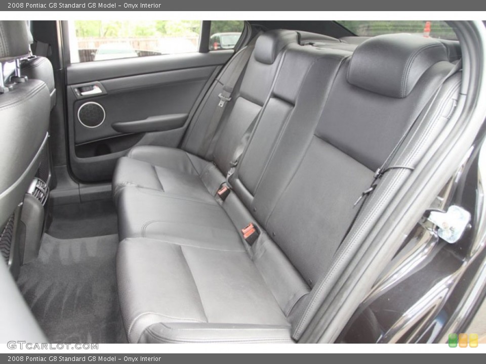 Onyx Interior Rear Seat for the 2008 Pontiac G8  #63219885