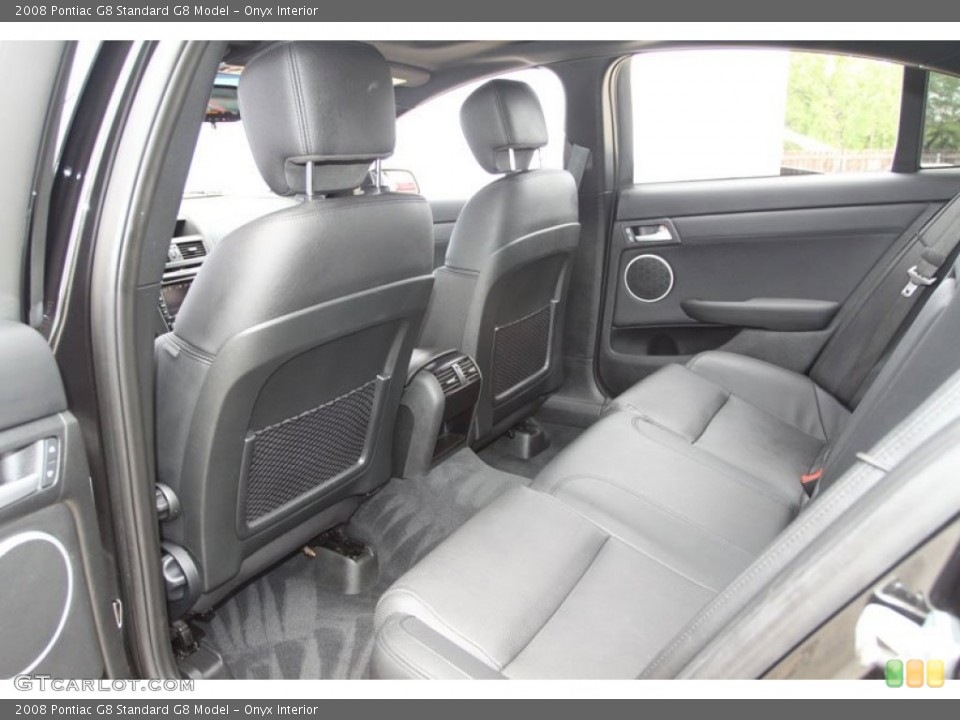 Onyx Interior Rear Seat for the 2008 Pontiac G8  #63220014