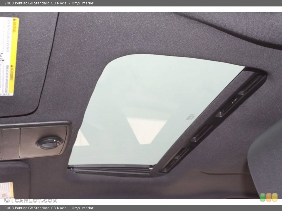 Onyx Interior Sunroof for the 2008 Pontiac G8  #63220167