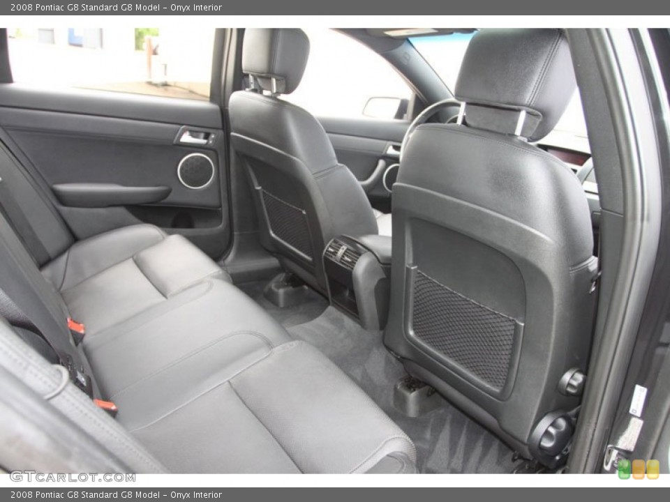 Onyx Interior Rear Seat for the 2008 Pontiac G8  #63220185
