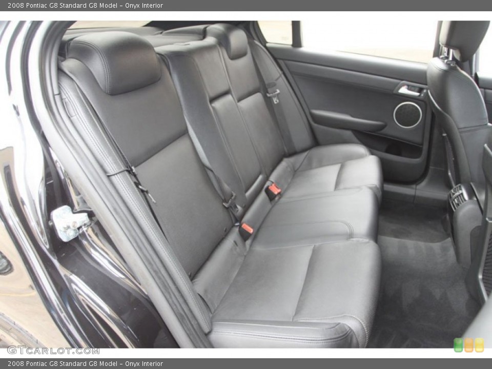 Onyx Interior Rear Seat for the 2008 Pontiac G8  #63220191